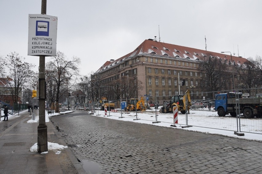 Ul. Sucha jest remontowana. Na razie na odcinku przy ul....