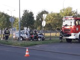 Wypadek w Dąbrowie Górniczej: Dwa samochody zderzyły się na Wybickiego