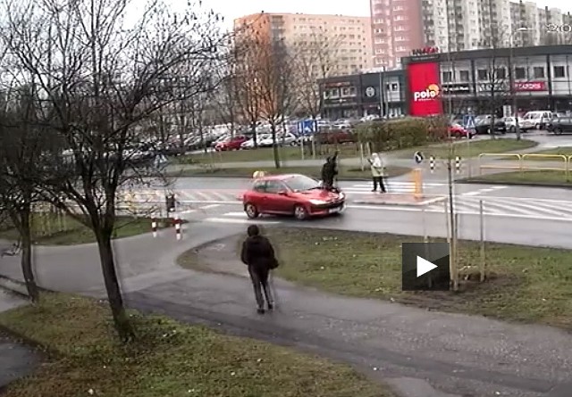 W poniedziałek 4 grudnia na przejściu dla pieszych przy ulicy Skłodowskiej-Curie w Bydgoszczy została potrącona 80-letnia kobieta. Dziś pojawiło się nagranie tego wypadku.O sprawie pierwsza poinformowała dziś telewizja TVN24, która udostępniła nagranie otrzymane na Kontakt24. Na filmiku widać jak samochód osobowy nie zatrzymuje się przed pasami i z dużą siłą uderza w przechodzącą przez przejście kobietę. Jak podała stacja TVN24, samochodem kierowała 29-letnia kobieta. Była trzeźwa. Zostało jej odebrane prawo jazdy. Ofiara wypadku trafiła do Szpitala Uniwersyteckiego nr 1 im. dr. A. Jurasza. - Potwierdzam, że potrącona kobieta przebywa w naszym szpitalu, ale nie mamy zgody na udzielanie informacji o jej stanie - mówi Marta Laska, rzeczniczka Szpitala Uniwersyteckiego nr 1 im. dr. A. Jurasza.- Jesteśmy w trakcie zbierania materiałów w tej sprawie. Przesłuchujemy świadków zdarzenia - mówi st. asp. Lidia Kowalska z Komendy Wojewódzkiej Policji w Bydgoszczy.