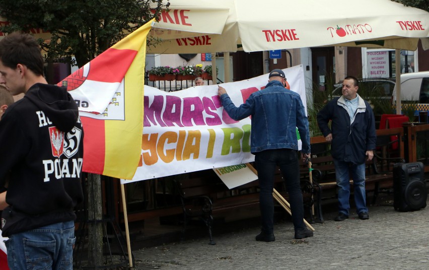 W obronie tradycyjnej rodziny na Rynku w Grudziądzu...