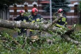 Zerwane dachy i powalone drzewa po nocnych burzach na Podkarpaciu