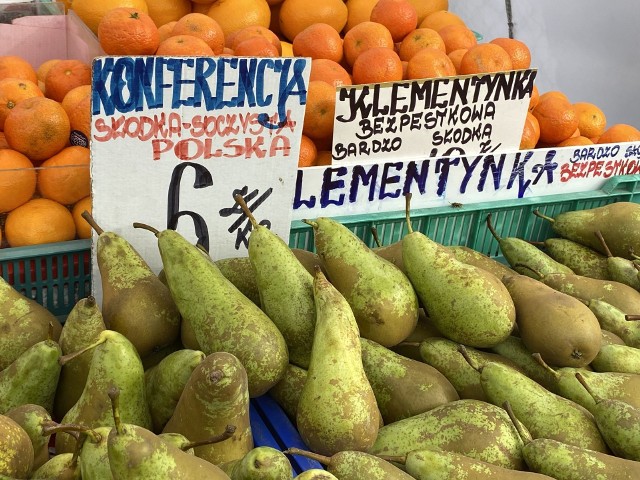 Sprawdź ceny owoców i warzyw na kieleckich bazarach w piątek 27 października