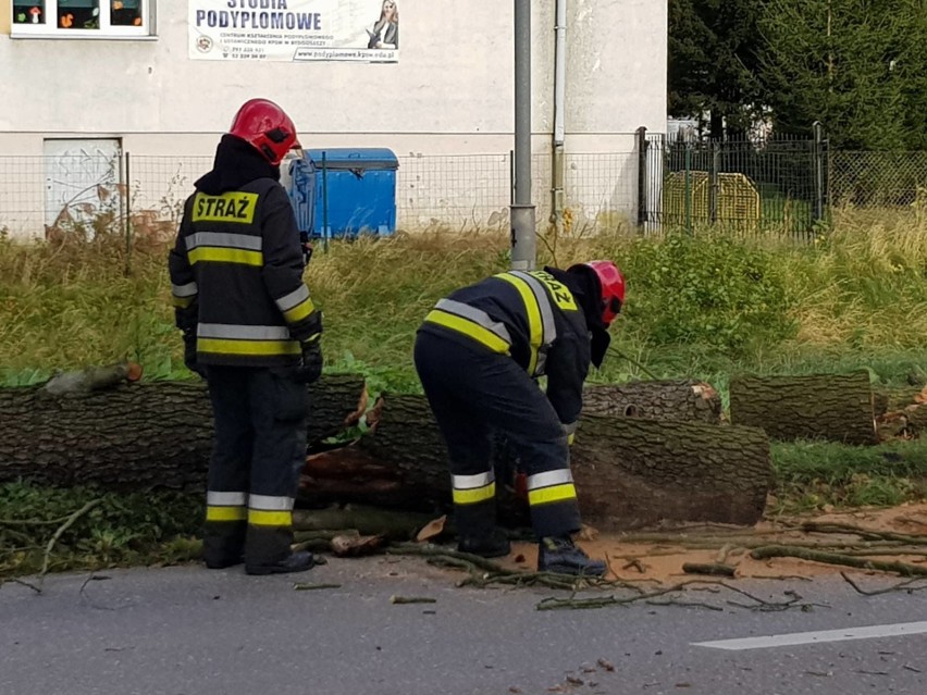 Strażacy mają pełne ręce roboty, od bardzo wczesnych godzin...