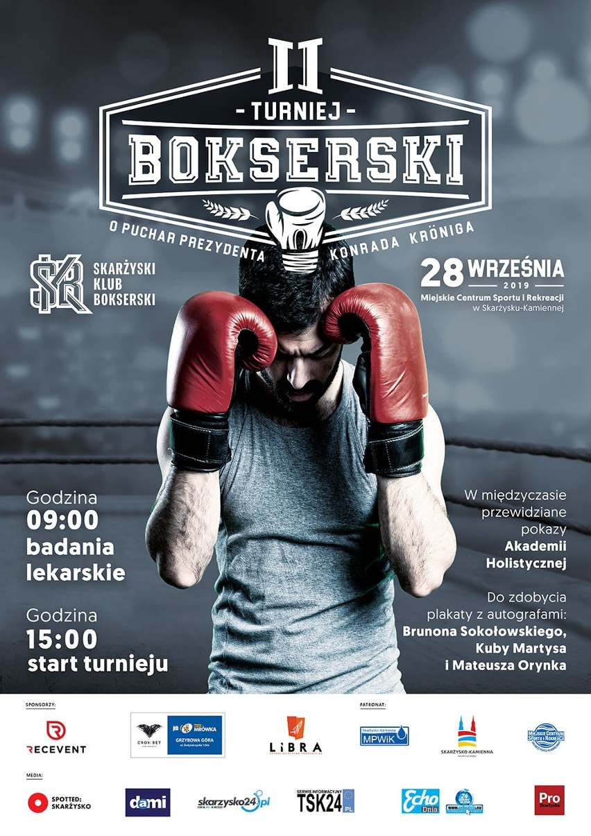 W II Turnieju Bokserskim w Skarżysku-Kamiennej wystąpi kilkudziesięciu bokserów z regionu. Zapowiadają się ciekawe pojedynki
