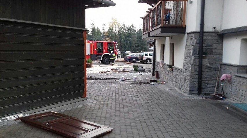 Wybuch gazu w hotelu w Białce Tatrzańskiej. Są poszkodowani [ZDJĘCIA]