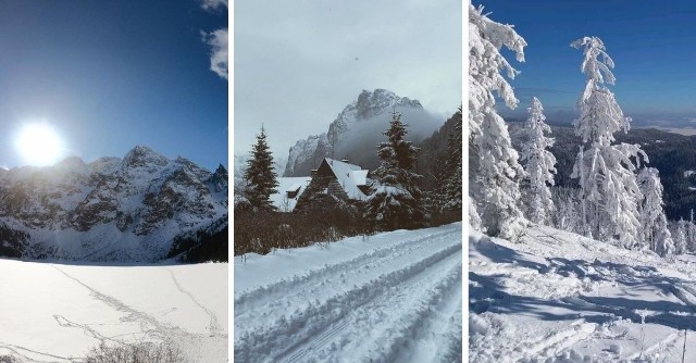 Zobaczcie tatry i Gorce pod śniegiem