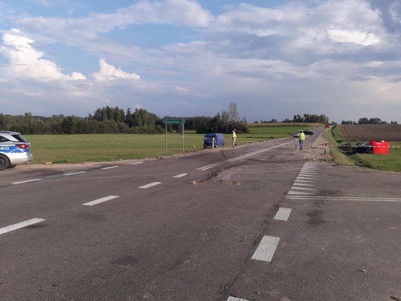 Tragiczny wypadek na trasie Dąbrowa Białostocka - Sokółka. Kobieta zginęła na miejscu