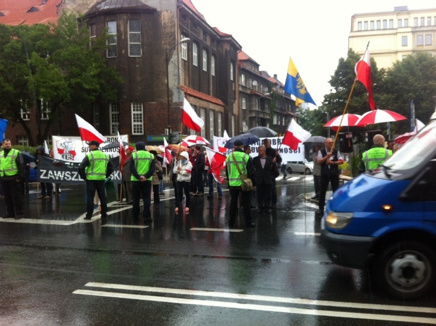 Manifestacja LOS w obronie polskości Śląska