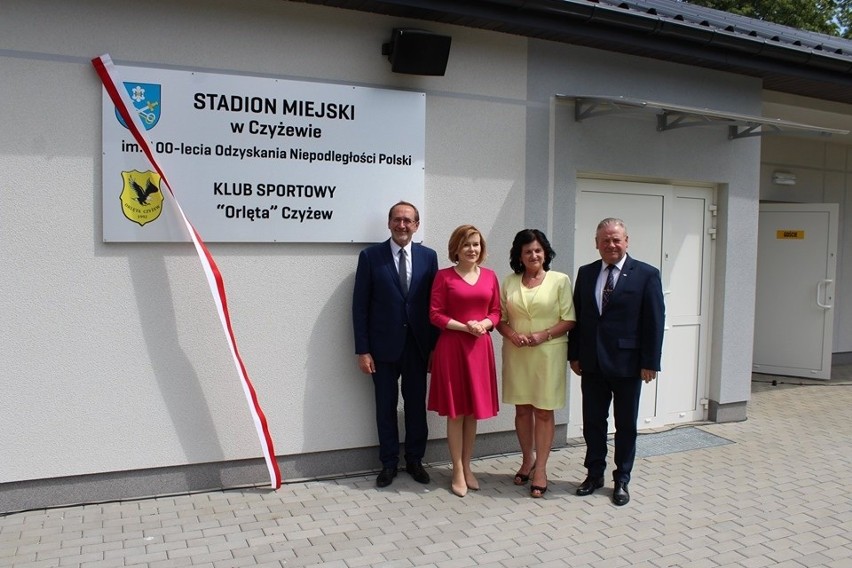 Stadion miejski w Czyżewie został oficjalnie otwarty.