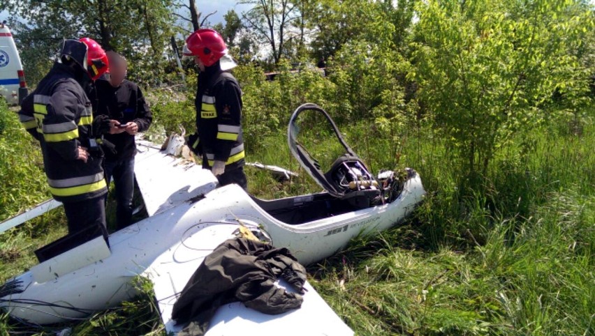 - W szybowcu była tylko jedna osoba:  58-letni pilot - mówi...