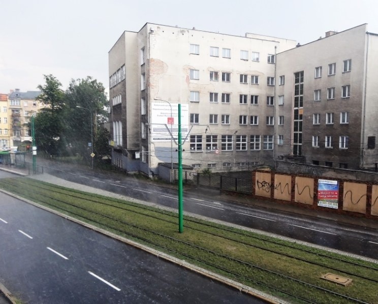 Burza w Poznaniu, grad w Koziegłowach