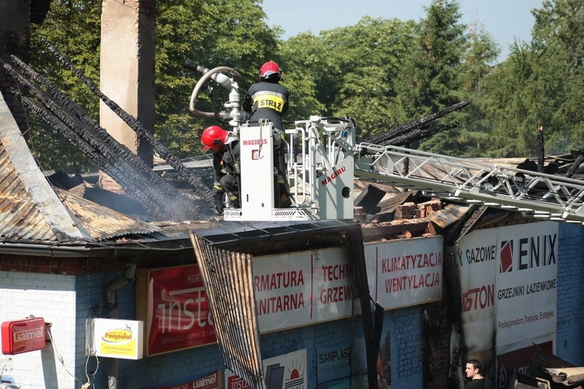 Pożar przy ul. Sułkowskiego