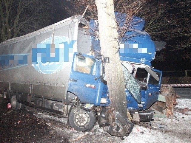 W Licheniu zderzyły się dwie ciężarówki