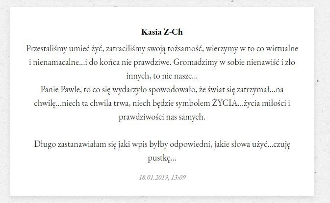 Księga kondolencyjna dla prezydenta Gdańska. Zostaw swój wpis – ku pamięci Pawła Adamowicza! Księga zostanie umieszczona w Urzędzie Miejskim