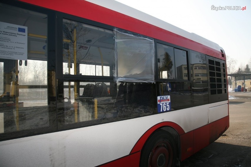 W Sosnowcu ostrzelany został autobus