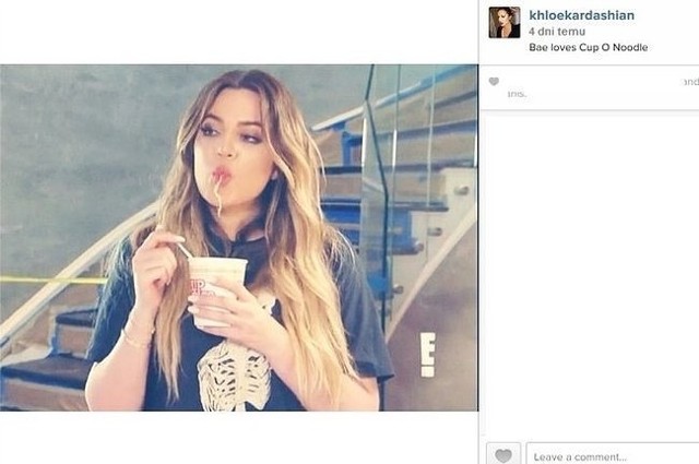 Khloe Kardashian (fot. screen z Instagram.com)