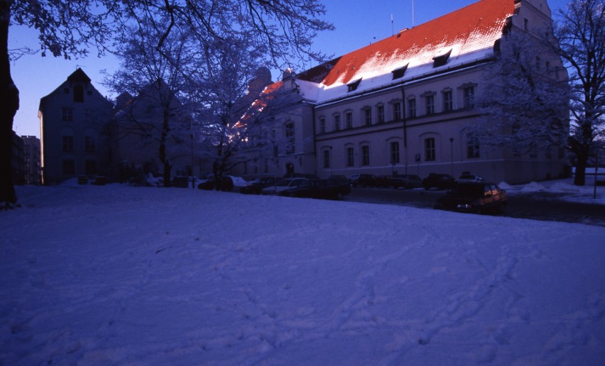 Stargard zimową porą na zdjęciach sprzed lat