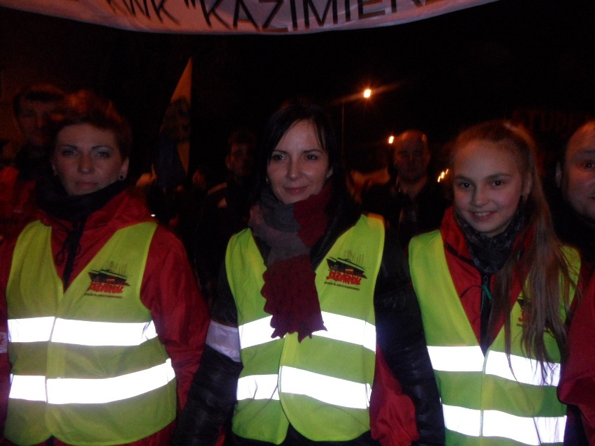 Strajk na Śląsku: Marsz protestacyjny w Bytomiu