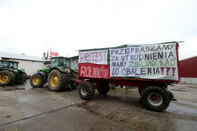Kolejny dzień protestów rolników w regionie