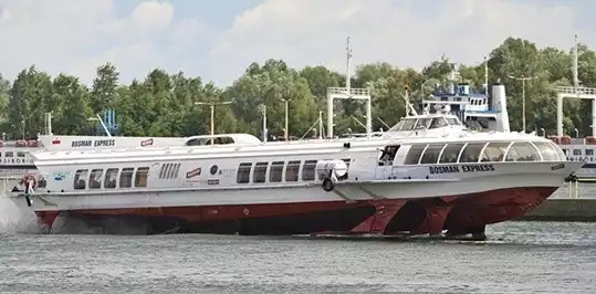 Wodolotem Bosman Express popłynie do Szczecina prezydent Świnoujścia.