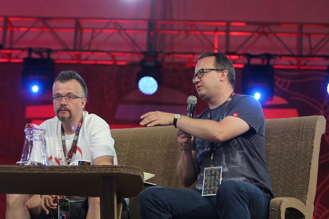 Sędzia Jarosław Gwizdak i Adam Bodnar, Rzecznik Praw Obywatelskich, w Akademii Sztuk Przepięknych  na Przystanku Woodstock 2017.