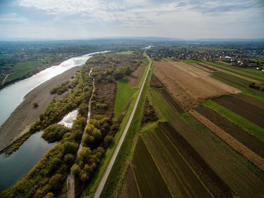 Tak wyglądają istniejące odcinki Euro Velo wzdłuż Dunajca
