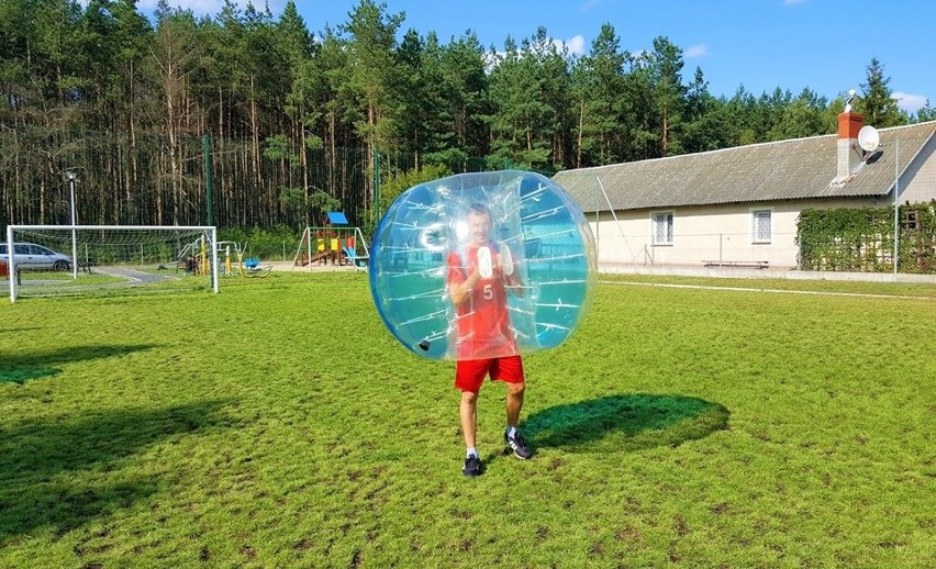 Gmina Lelis. Turniej bubble football w Kurpiewskich Nowych. 4.08.2019 [ZDJĘCIA]