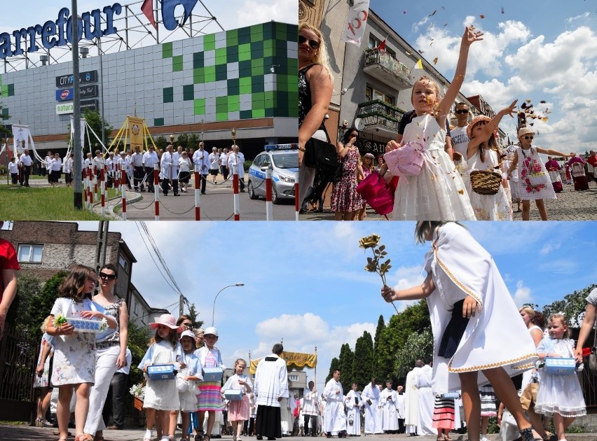 Tradycyjnie już procesje z okazji uroczystości Bożego Ciała...