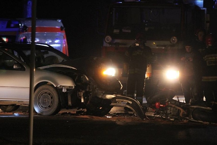 Śmiertelny wypadek motocyklisty pod Legnicą