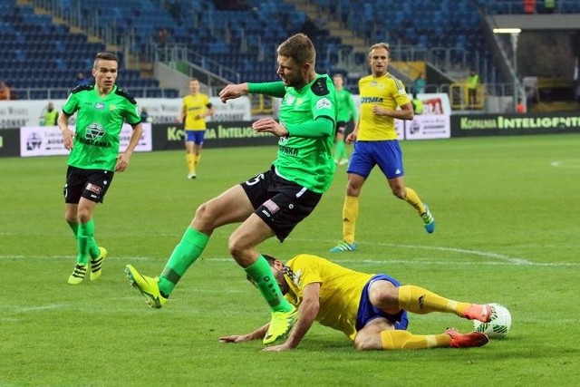 W poprzednim spotkaniu na Arenie Lublin, łęcznianie bezbramkowo zremisowali z Arką Gdynia