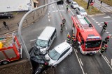 Uwaga! Poważny wypadek na Jagiellońskiej w Bydgoszczy [zdjęcia]