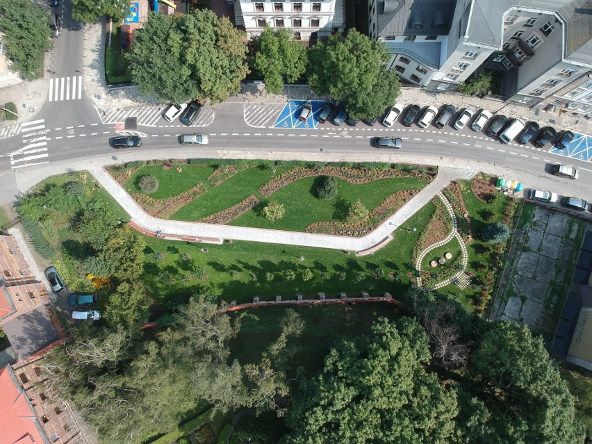 Kwietny Ogród Krakowian przy ul. Łobzowskiej