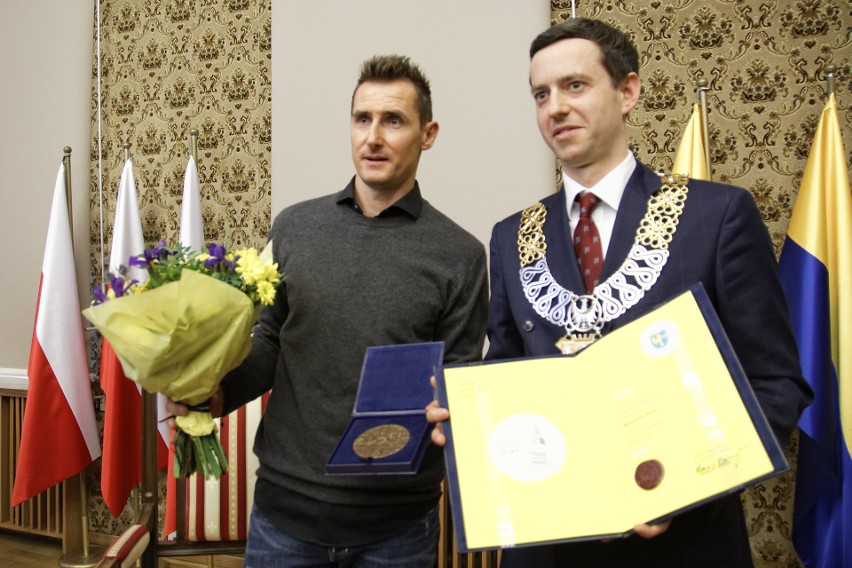 Miro Klose odebrał tytuł Honorowego Obywatela Opola....
