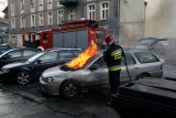 Podpalenie na Kapuściskach. Spłonęło auto