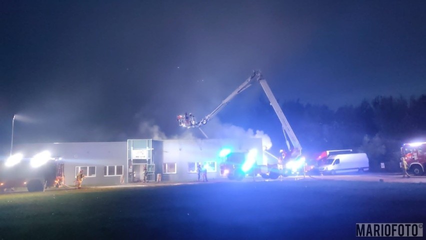 Pożar w jednym z zakładów pracy w Opolu.