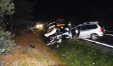 Wypadek na DK15 w Chorągiewce pod Toruniem [ZDJĘCIA]