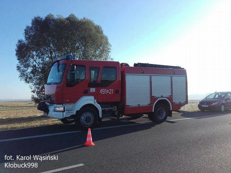 Wypadek na obwodnicy Krzepic