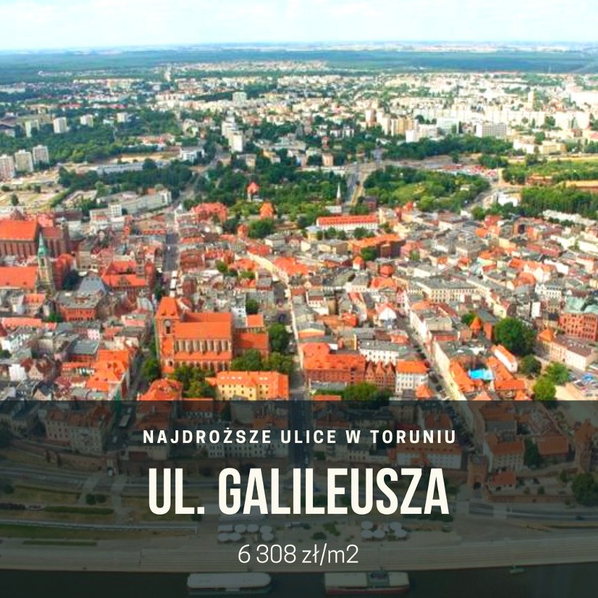 Tutaj mieszkania w Toruniu są najdroższe. Trzeba wydać mnóstwo pieniędzy, by zamieszkać przy tych ulicach