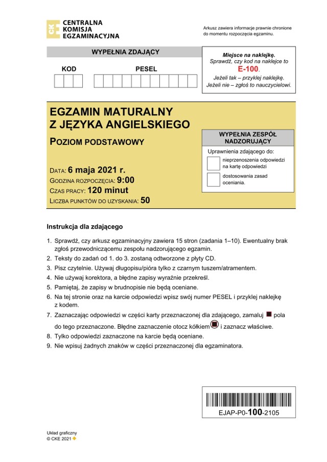 MATURA ANGIELSKI - artykuły | Gazeta Krakowska