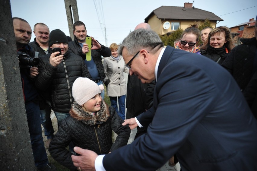 Prezydent Bronisław Komorowski w Starogardzie Gdańskim