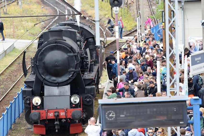 Pociąg retro w Żywcu znów zachwycił podróżnych ZDJĘCIA