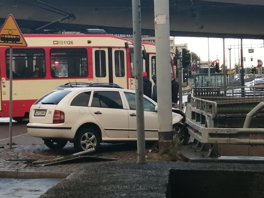 Wypadek na ul. Okopowej w Gdańsku 6.10.2019