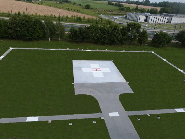 Szpital MSW w Lublinie z nowym lądowiskiem dla helikopterów