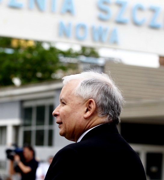 Jarosław Kaczyński w Szczecinie.