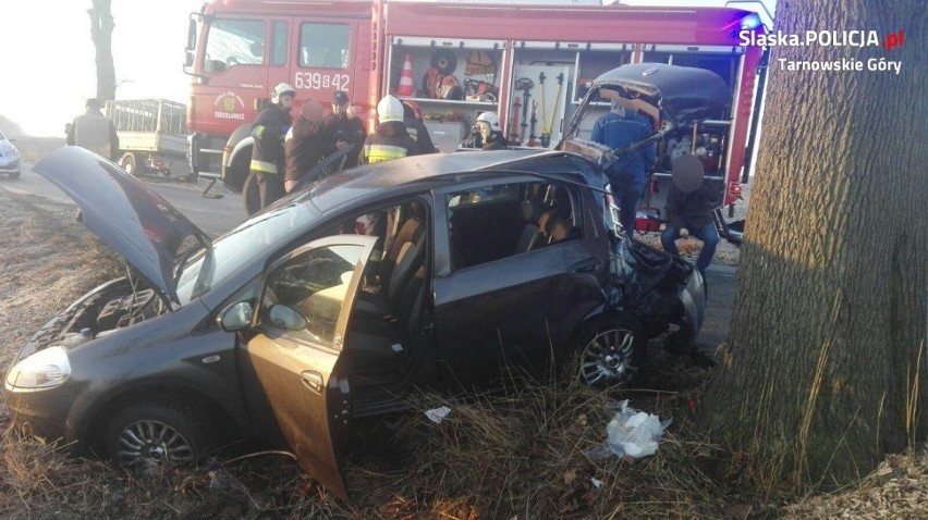 Po wypadku w Zbrosławicach, cztery osoby trafiły do szpitala