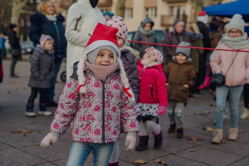 Mikołaj na miejskim rynku w Siemianowicach Śląskich