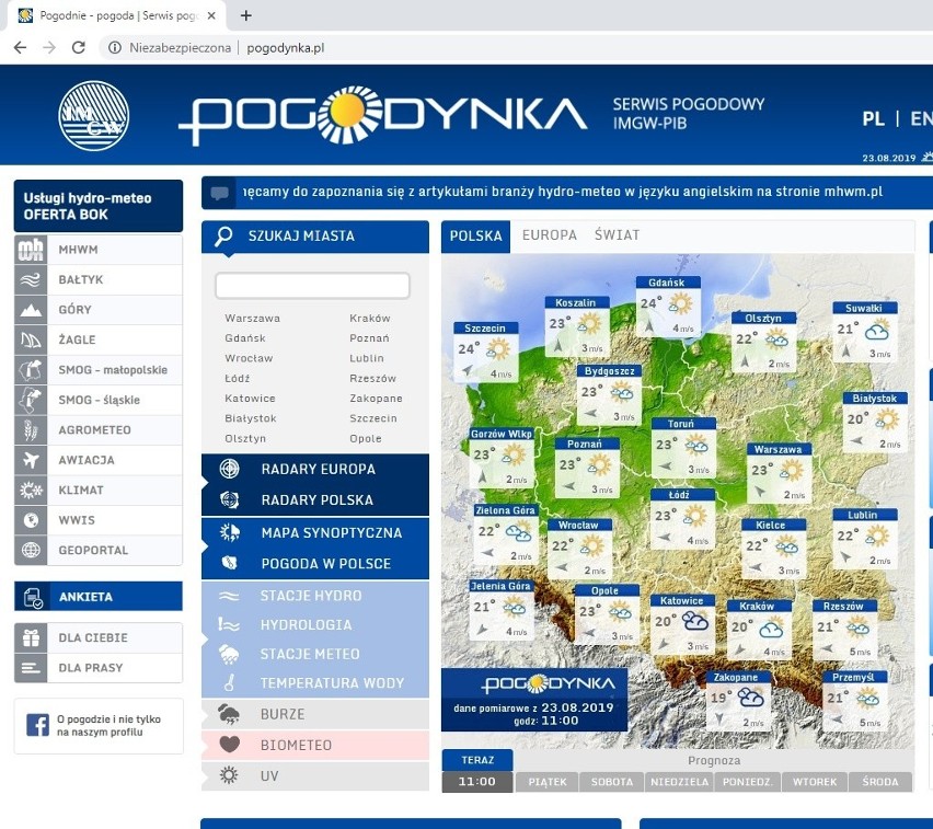 pogodynka.pl - Jest to oficjalny serwis informacyjny...
