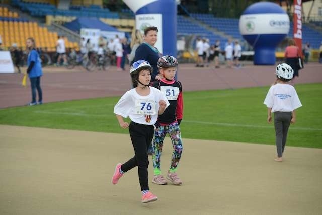 Mini Duathlon na stadionie miejskimZawody dla dzieci