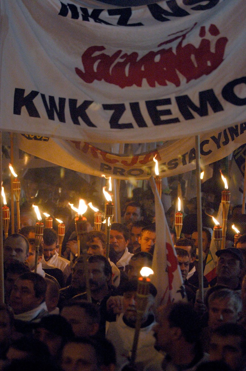 Katowice 2002 Marsz Gwiaździsty [ARCHIWALNE ZDJĘCIA]