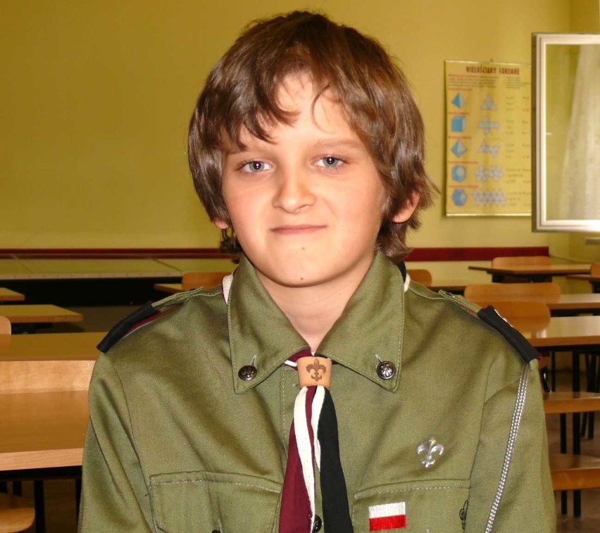 Dwunastoletni Kacper Jasiński z Żabna był najmłodszym...
